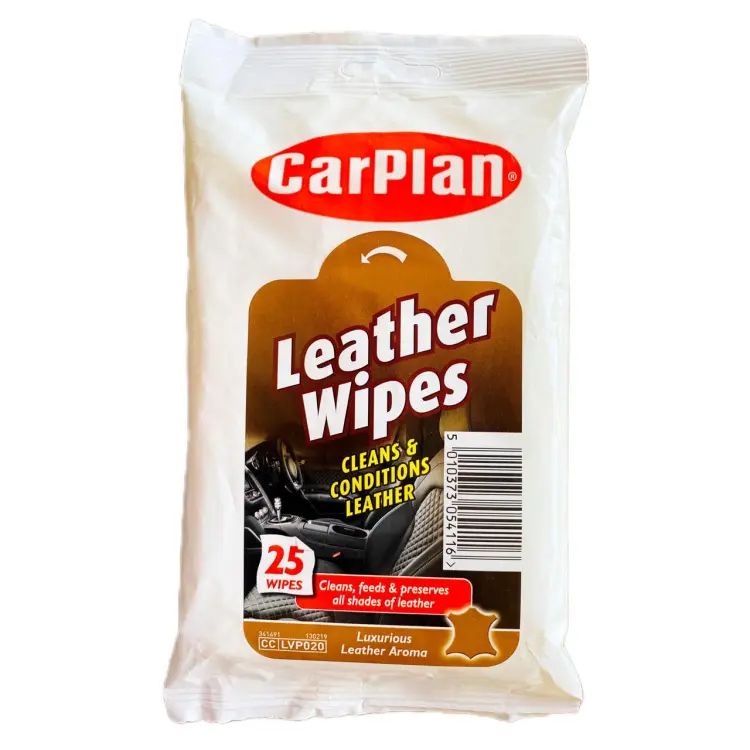 Leather wipes cleans